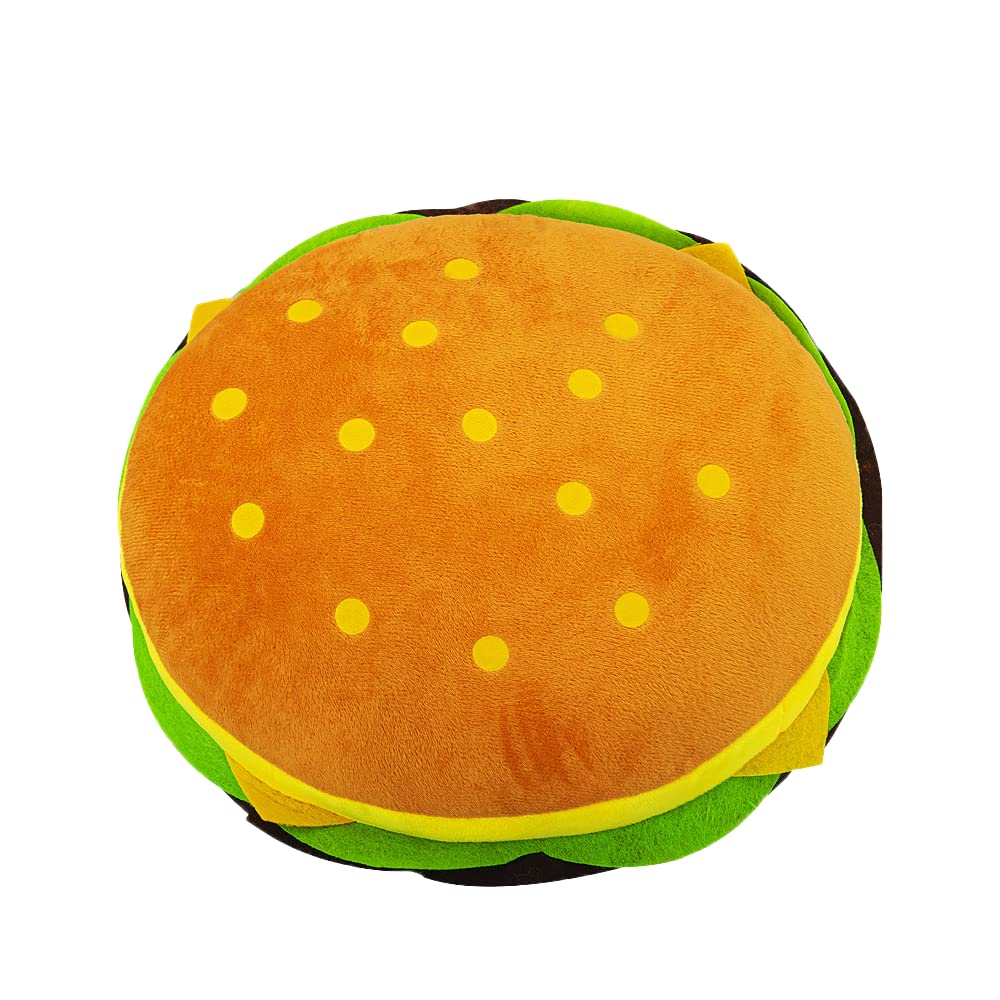 Chelei2019 11.8' Hamburger Plush Cheeseburger Pillow Stuffed Food Cushion Toy,Gifts For Kids